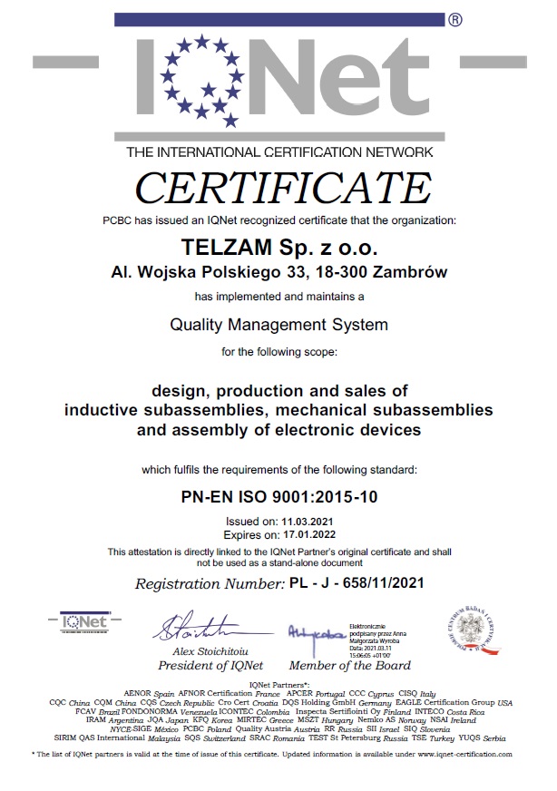 Certificate Quality Management System