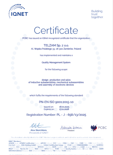 certyfikat PCBC ang